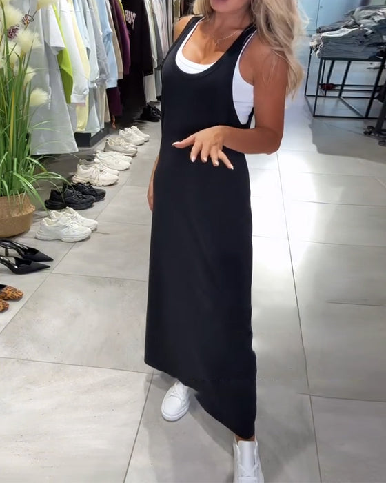 Robe Minceur Bretelles Décontracté