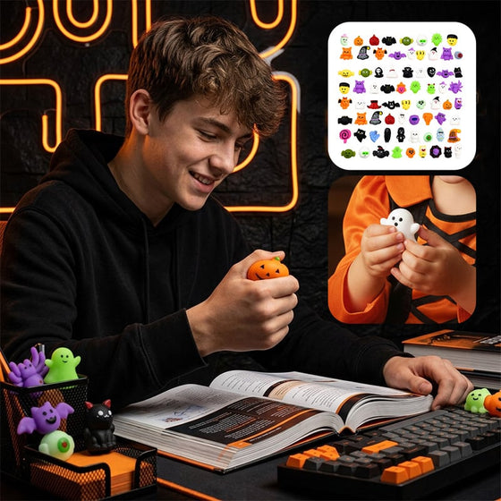 Ensemble de jouets anti-stress Squishies d'Halloween