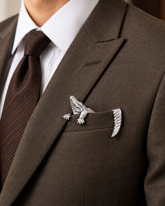 ✨ Broche Luxe Sculpté Animal