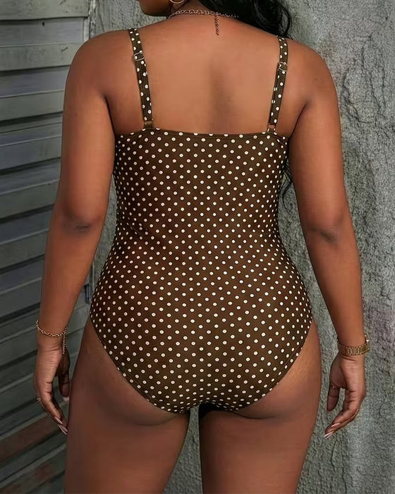 Combinaison Lacet À Pois Mesh