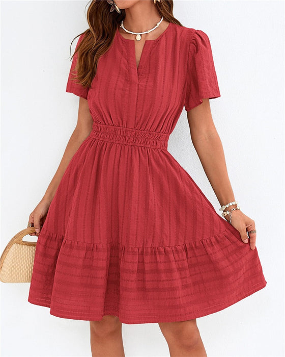Robe Col V Coupe A