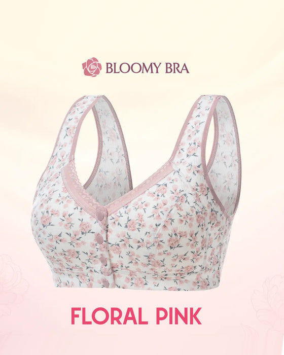 Soutien-Gorge Bouton Avant Confortable Sans Fils Soulèvement