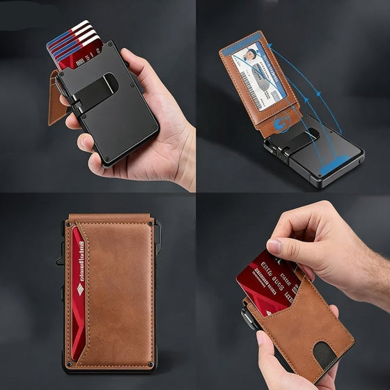 Portefeuille Bifold Avec Blocage Rfid