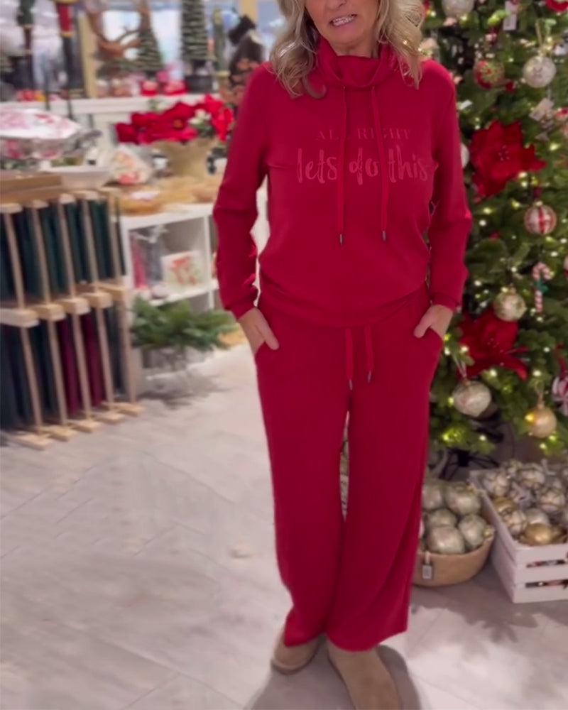 Ensemble Deux Pièces Décontracté Style Sportswear