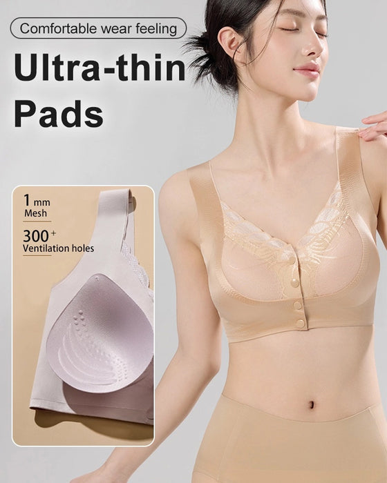 Soutien-gorge Fermeture Devant Satin Dentelle