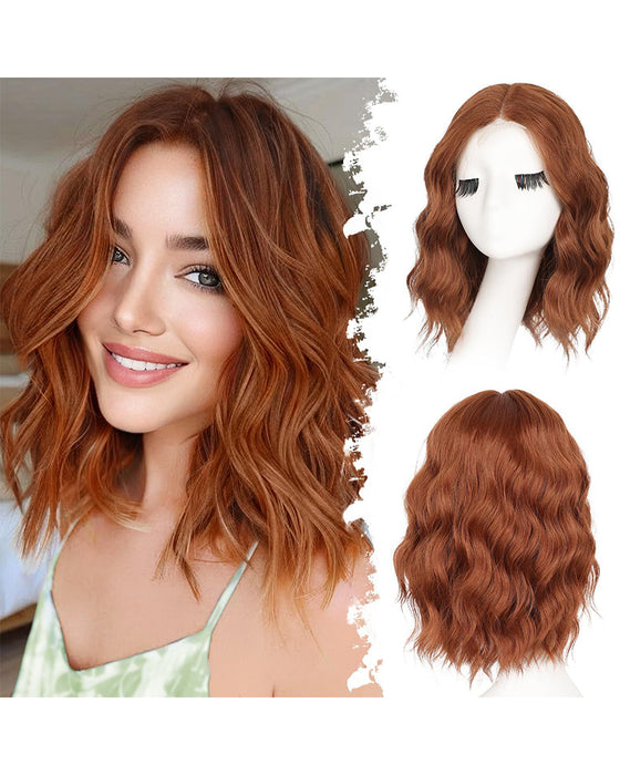 PANEWAY Postiche Cheveux 16 Pouces Ondulé Pour Femmes