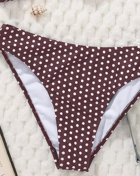 Bikini Bretelles À Pois