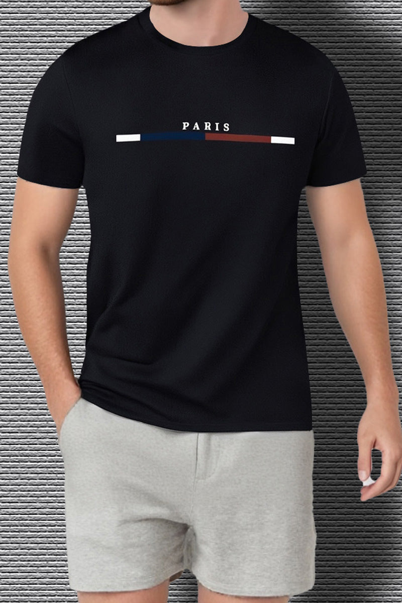 T-Shirt Séchage Rapide Encolure Ronde Manche Courte