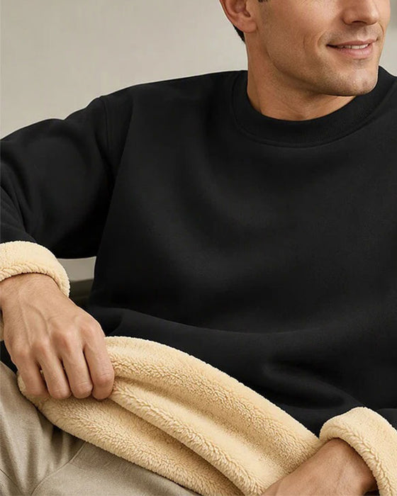 Sweatshirt Col Rond Unie Homme