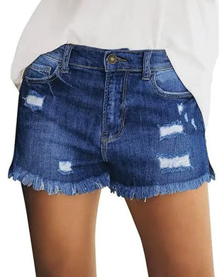 Short Brut Ourlet Denim