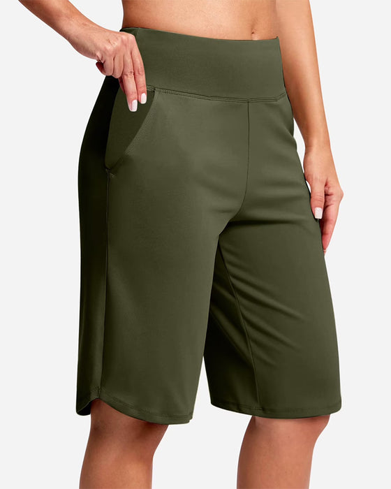 Pantalon À Taille Basse Unie Sport Décontracté