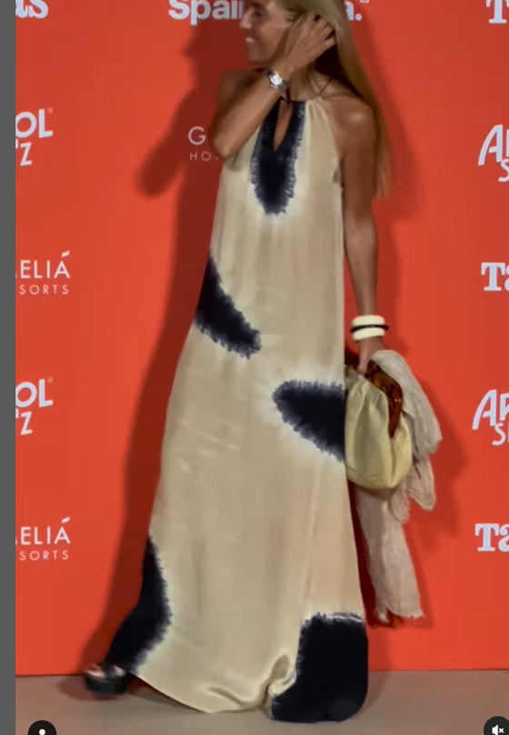 Robe Sans Manches Dégradé Col Halter