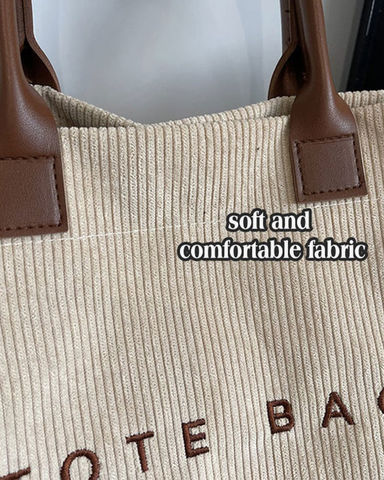 Sac Imprimé Lettre Tote
