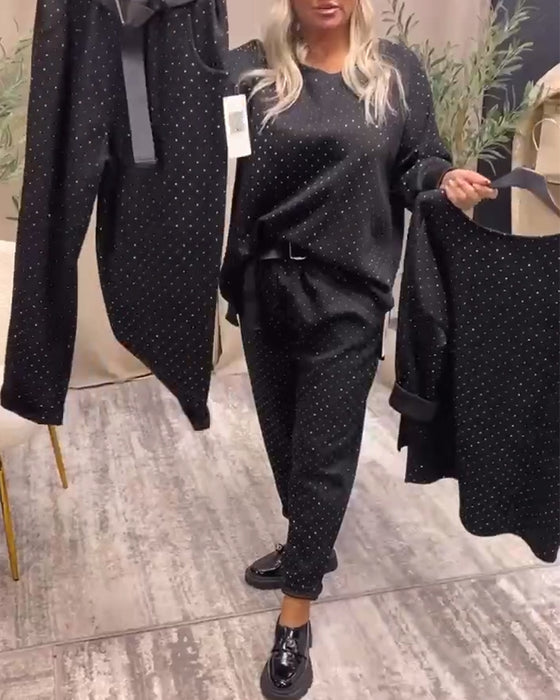 Costume Col Rond Tempérament Loisirs