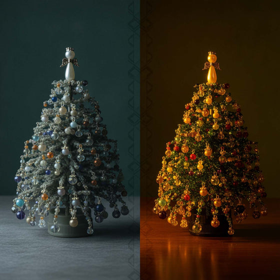 Kit De Bricolage Déco De Sapin De Noël En Perles
