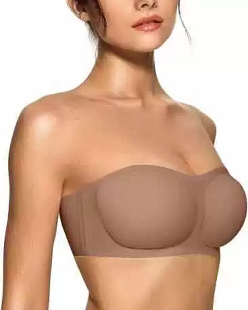 Soutien-Gorge Sans Bretelles Uni Push-Up