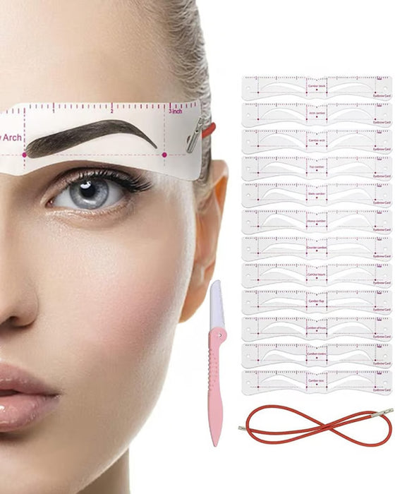 Réutilisable Pochoir À Sourcils Kit De Mise En Forme
