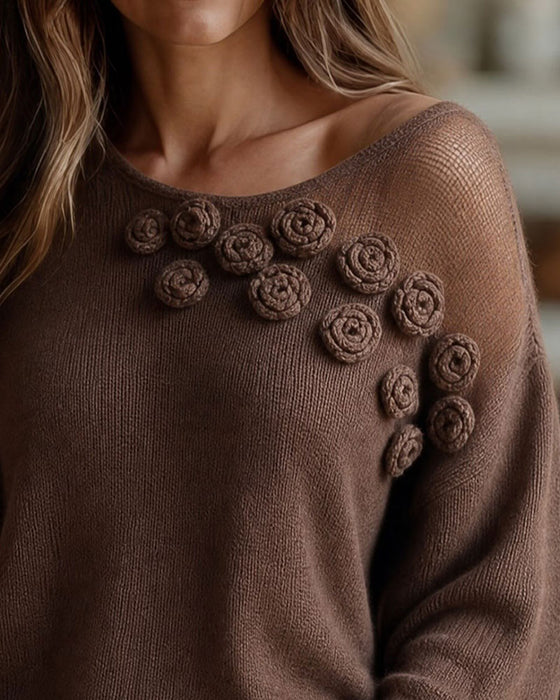Pull Uni Manches Longues Mode