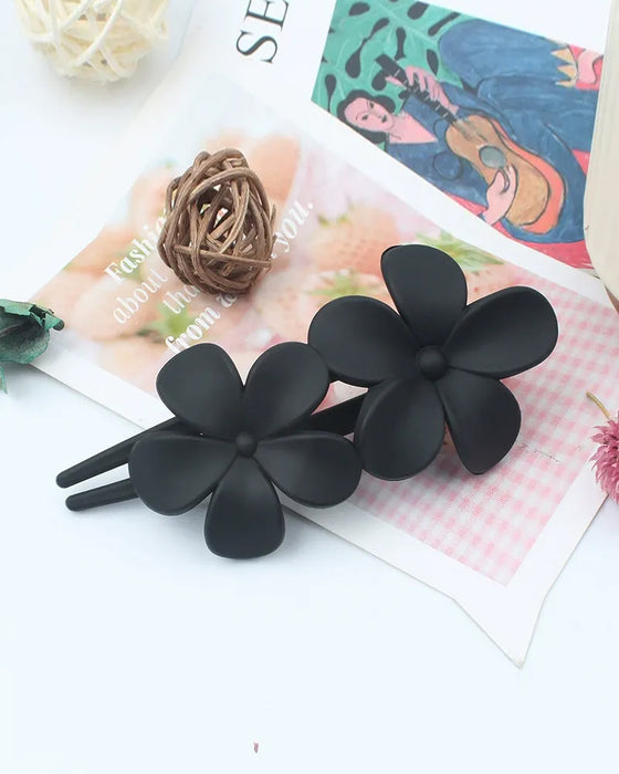 Barrettes Filles Dos Florale