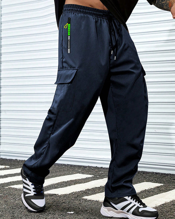 Pantalon Ample Grande Poche Cargo