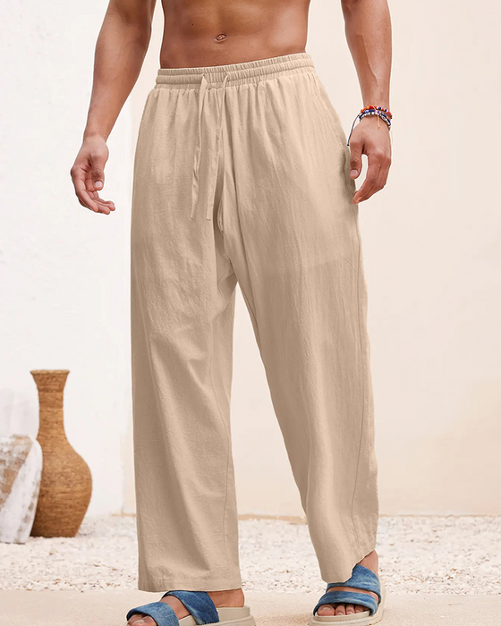 Pantalon Homme Décontracté Jambe Droite