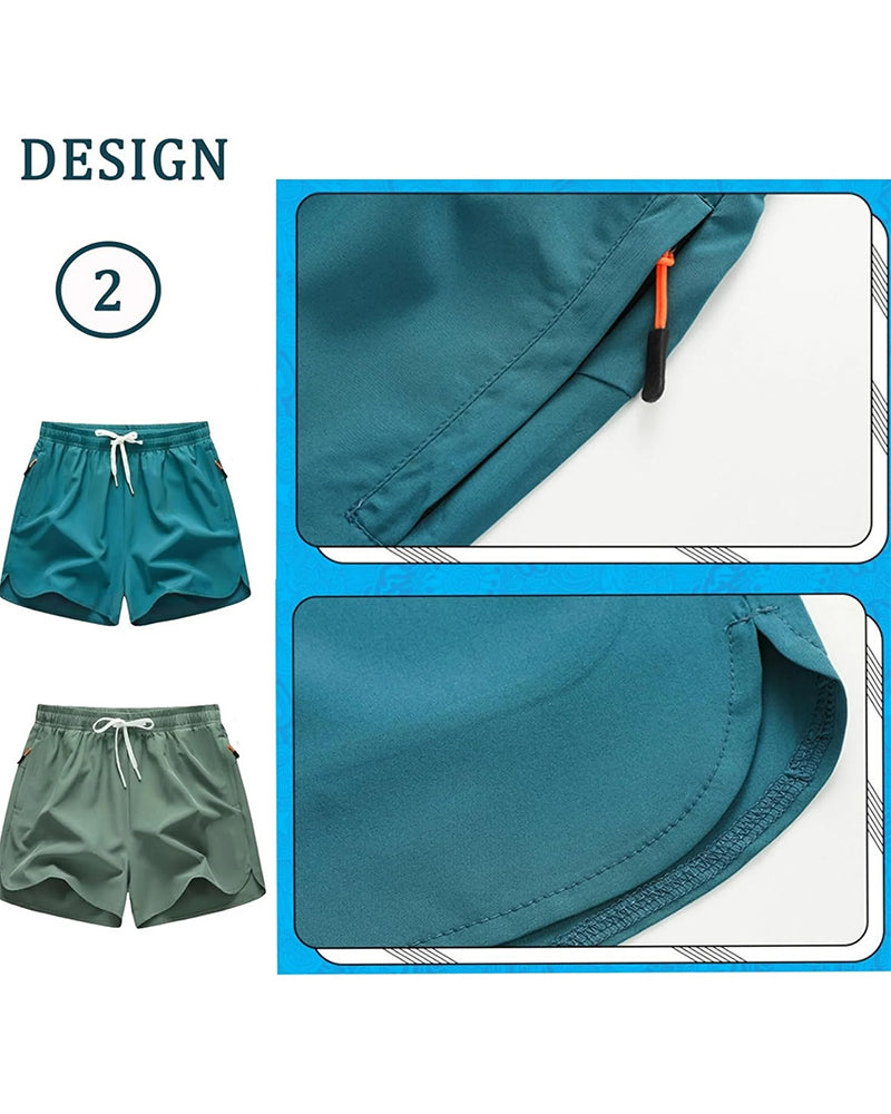 Short Poche Zip Séchage Rapide Dauphin