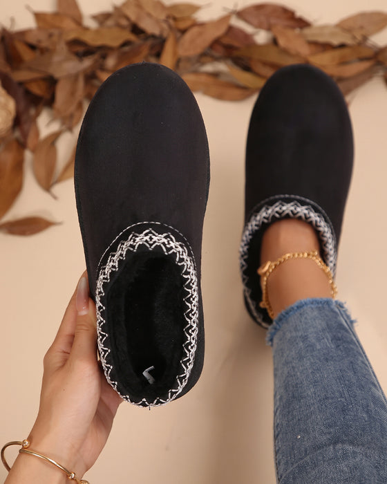 Femme Chaussons Slip-On