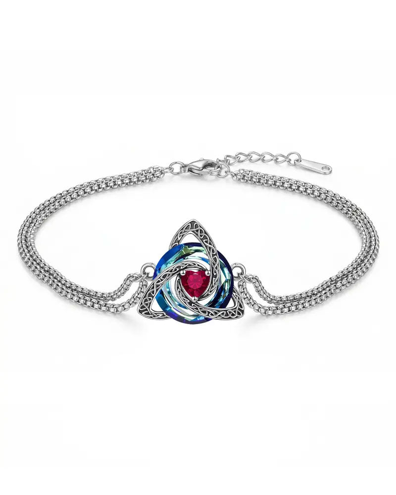 Bracelet Pierre De Naissance Nœud Trinity
