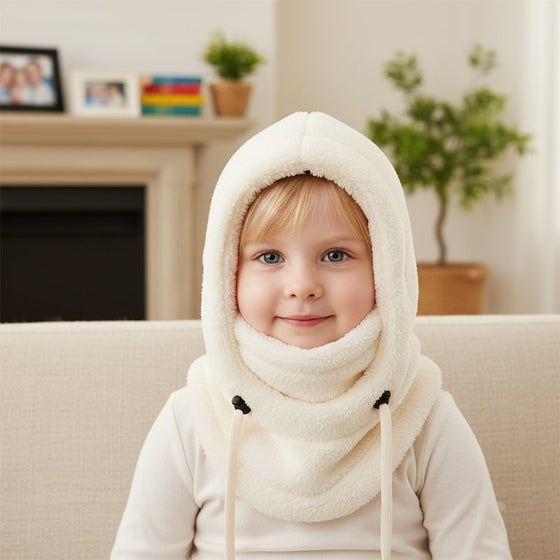 Cagoule D'hiver Polaire 3-En-1 Pour Enfants
