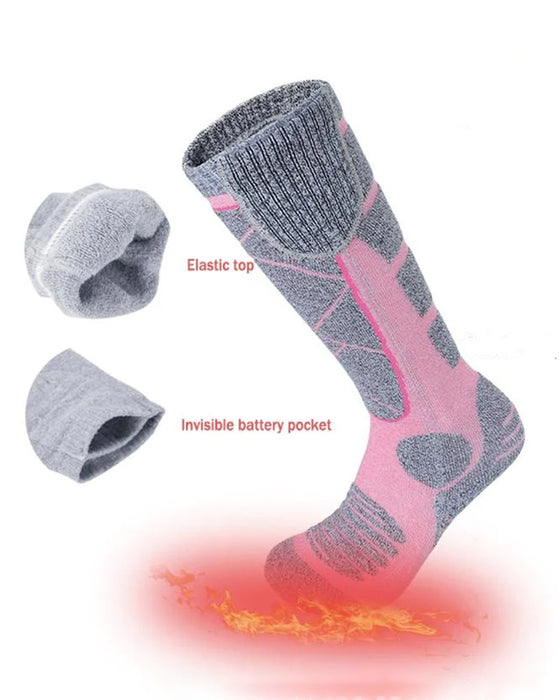 Chaussettes Chauffantes À Batterie Universelles Lavables