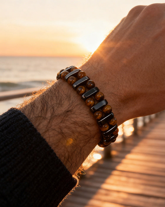 Bracelet En Pierre Naturelle Œil De Tigre