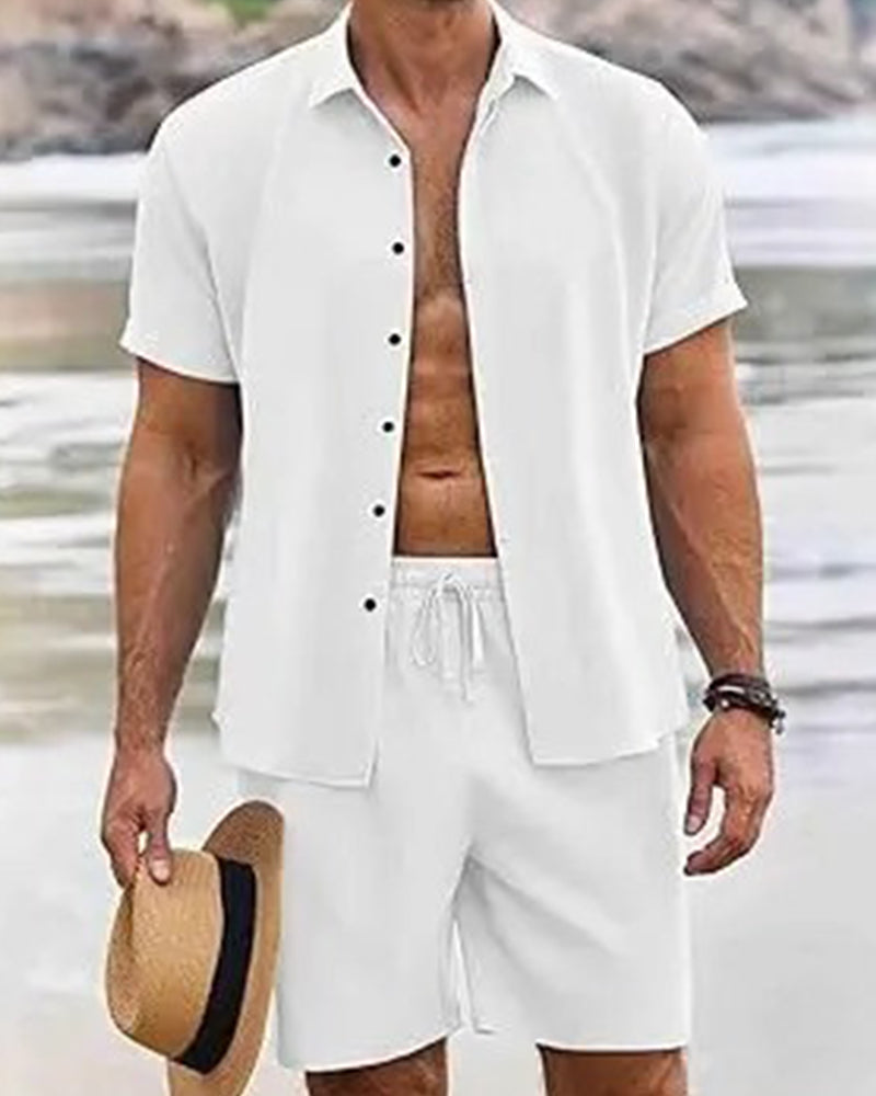 Ensemble De Chemise – Polo Homme Manches Courtes