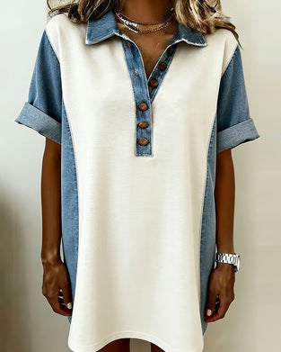 Robe Col Color-Block Mode