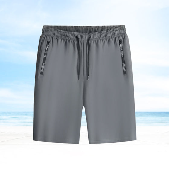 Short Extensible À Séchage Rapide En Soie Glacée Unisexe