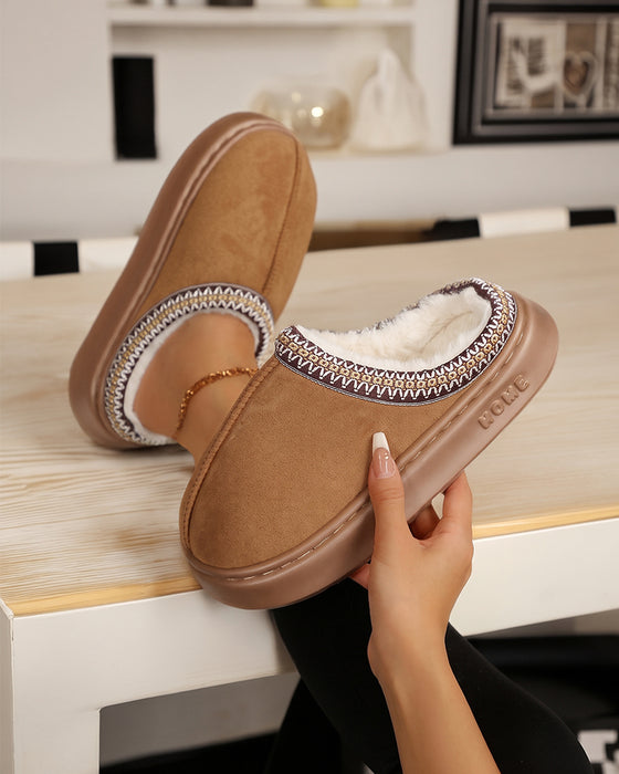 Femme Chaussons Slip-On