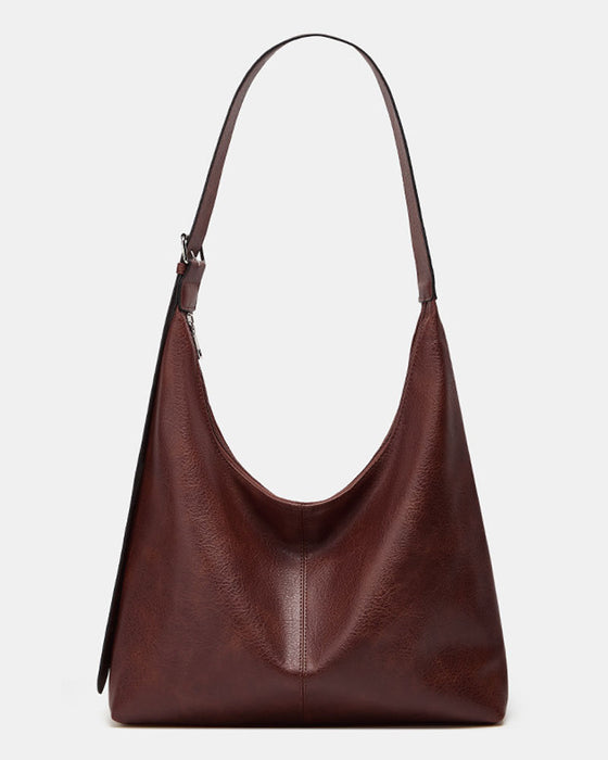 Sac Femme Uni Pu Cuir Épaule