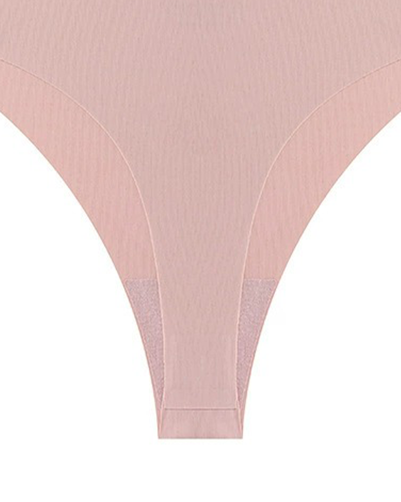 String Sans Couture En Soie De Glace
