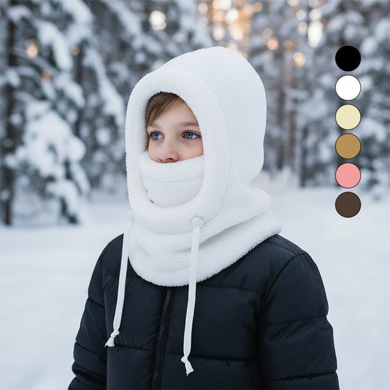 Cagoule D'hiver Polaire 3-En-1 Pour Enfants