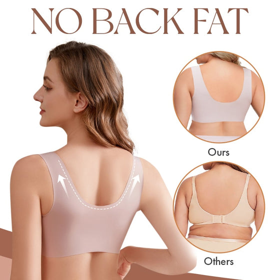 Soutien-Gorge Push Up Sans Couture Sans Armatures En Dentelle