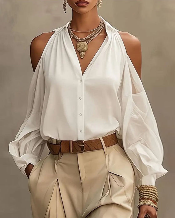 Chemisier Off Shoulder Mode