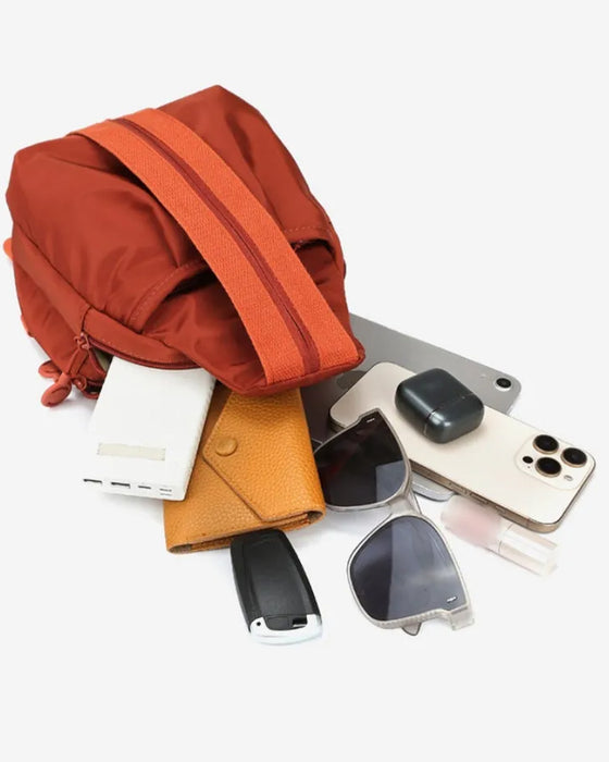 Sac Multi-Poches Convertible Sac À Dos & Bandoulière