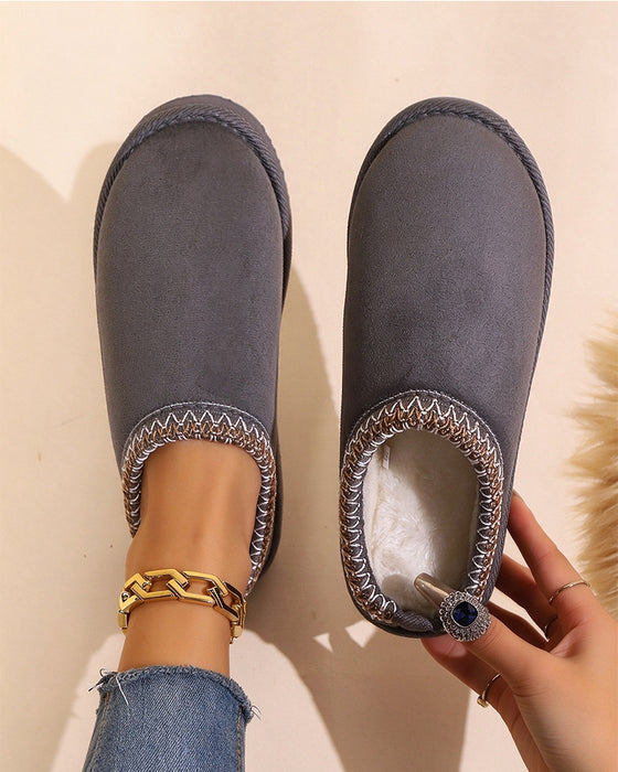 Femme Chaussons Slip-On