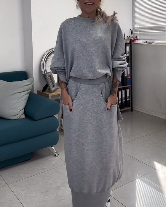 Sweat & Jupe Ensemble Coordonné