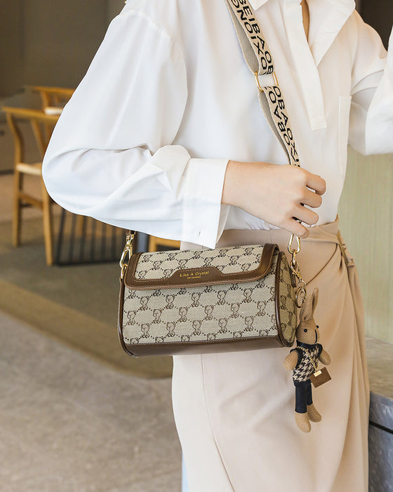 Sac Imprimé Ours Simple Épaule