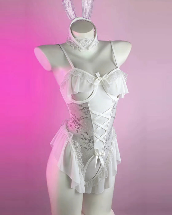 Ensemble De Lingerie Sensuelle À Accès Facile
