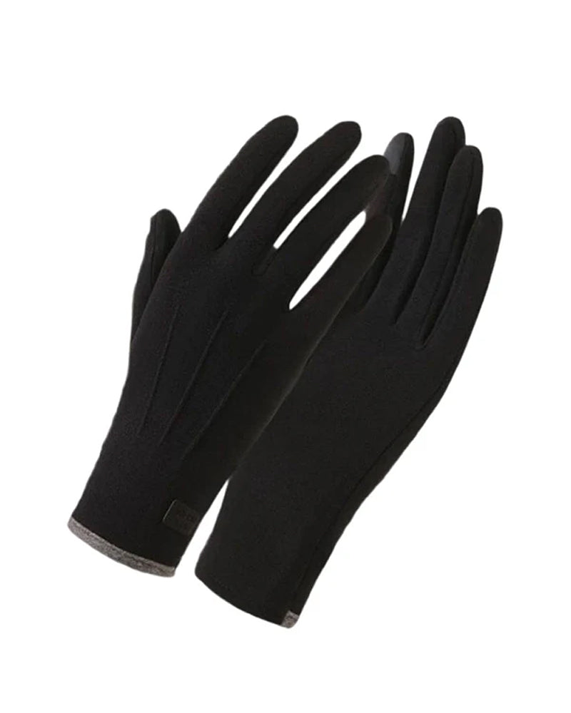 Gants Chauds Et Coupe-Vent Avec Fonction Écran Tactile Et Prise Antidérapante