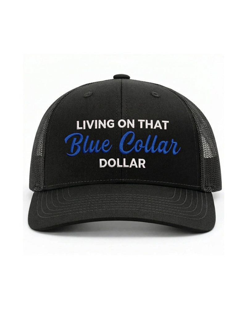 Chapeau Col Bleu Dollar Trucker – Fier Casquette Vêtement De Travail