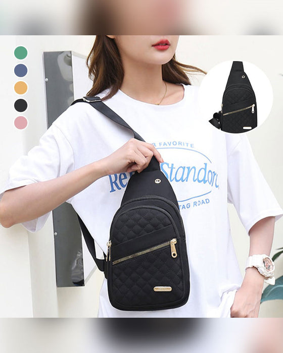 Sac Femme Mode Brodé Matelassé Poitrine