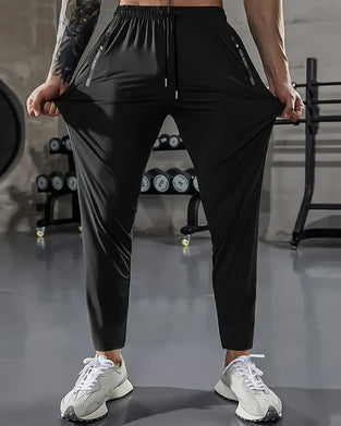 Pantalon Élasticité Élevée Premium Italien Noir