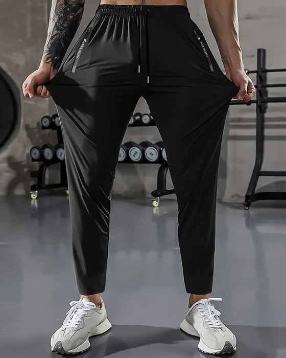 Pantalon Élasticité Élevée Premium Italien Noir